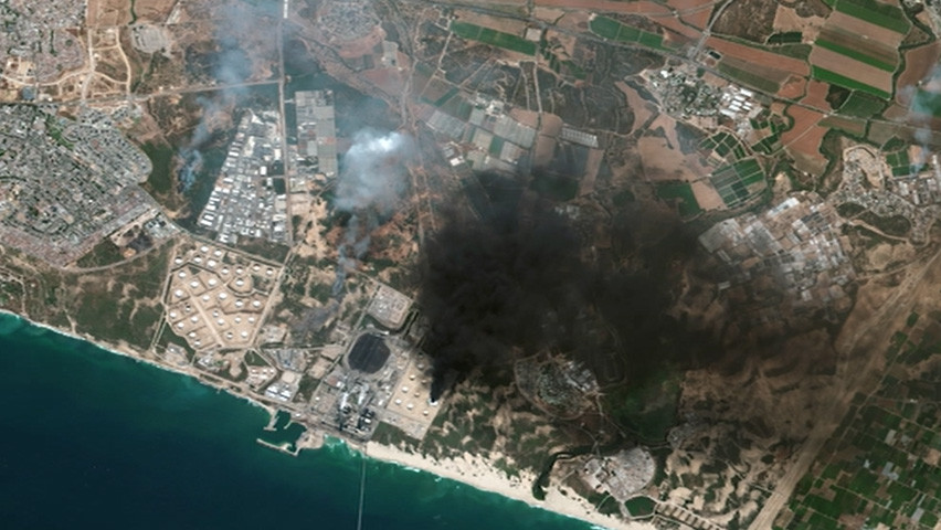 Hancurnya Kota Gaza Akibat Serangan Israel