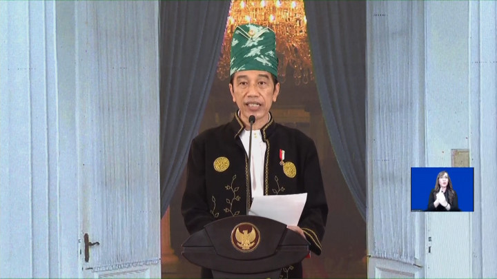 Presiden Jokowi Ajak Masyarakat Perkokoh Nilai Pancasila