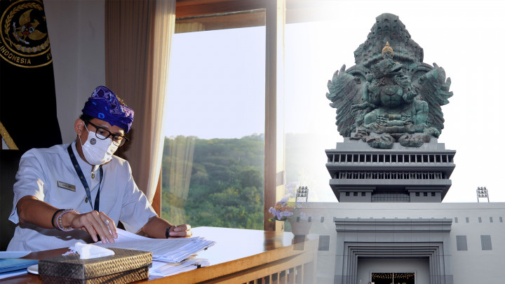 Kemeparekraf Tetap Lanjutkan Anjuran Work From Bali bagi ASN