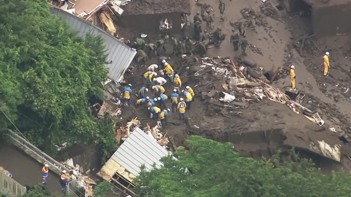 24 Korban Longsor di Jepang Masih Belum Ditemukan