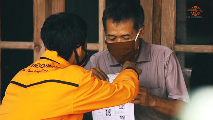 Penyaluran BST Pos Indonesia di Bali Tahun 2021