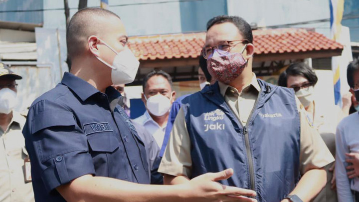 Anies Apresiasi Partai Nasdem Usai Tinjau Sentra Vaksinasi
