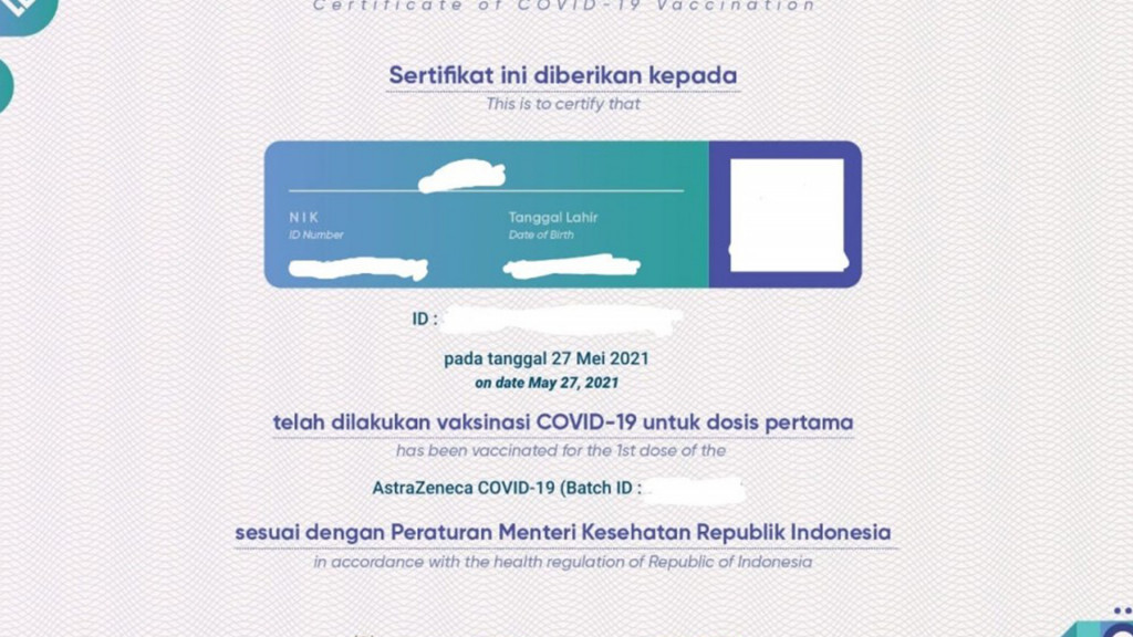 Manfaat Kartu Vaksin COVID-19 saat PPKM