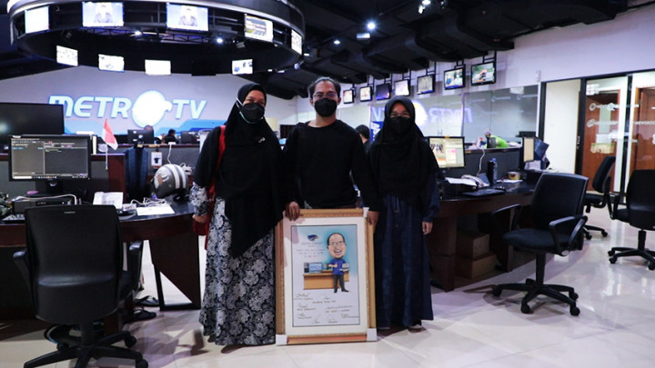 Lewat Karikatur, Metro TV Ucapkan Terima Kasih ke Keluarga Muhammad Islam