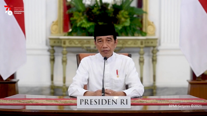 Sambut Tahun Baru Islam 1443 H, Jokowi: Patuh Prokes Cerminan Semangat Hijrah