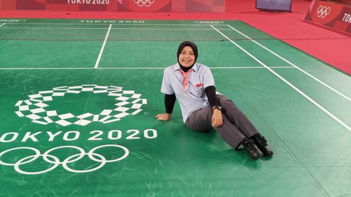 Kisah Guru SD dari Surabaya Jadi Wasit Badminton di Olimpiade Tokyo