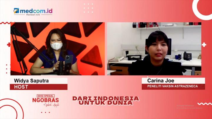 Carina Joe Targetkan Produksi 3 Miliar Dosis AstraZeneca di Akhir Tahun