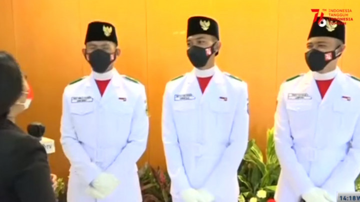 Cerita Paskibraka 2021 yang Sukses Bertugas Kibarkan Bendera Merah Putih