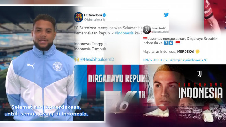 Klub-klub Sepak Bola Eropa Ikut Semarakkan HUT RI ke-76