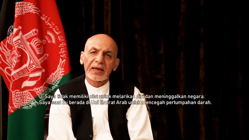 Bantah Kabur, Presiden Ashraf Ghani Nyatakan akan Kembali ke Afghanistan