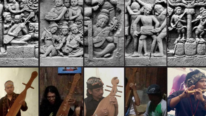 Wow! Relief Borobudur Representasi Alat Musik di 40 Negara