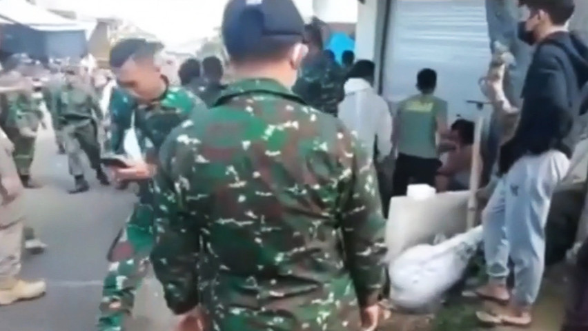 Adu Pukul Anggota TNI dengan Warga Buleleng Berakhir Damai