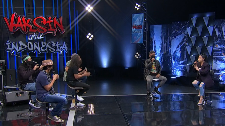 Vaksin Slank untuk Indonesia - Keseruan Slank dan Vina Panduwinata Bermain Game Sambung Lagu