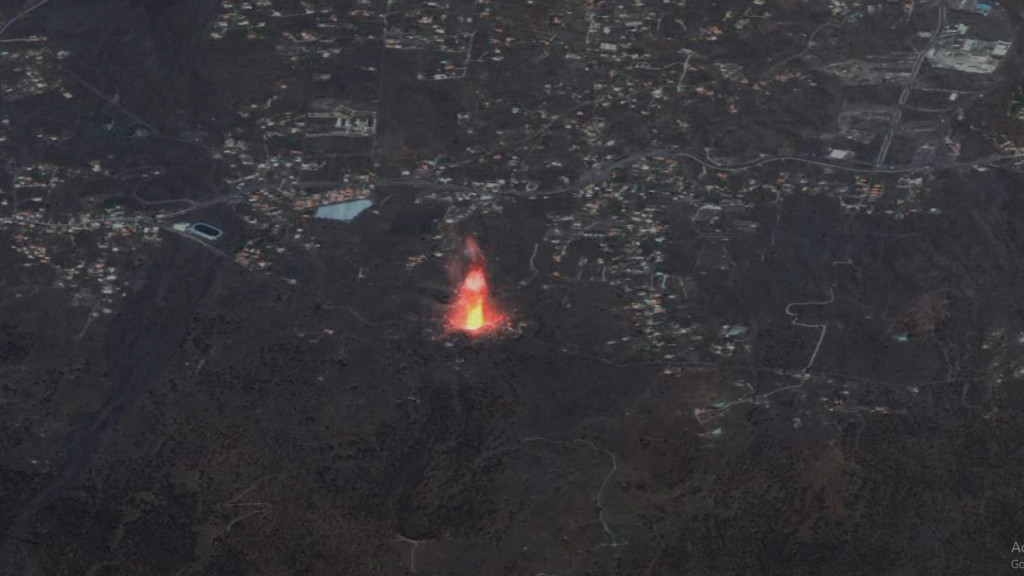 Beginilah Penampakan Letusan Gunung Cumbre Vieja Spanyol dari Satelit