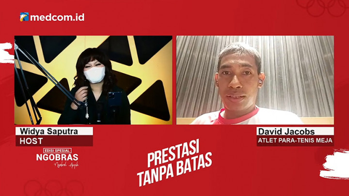 David Jacobs Mengaku Tak Sengaja Mengenal Tenis Meja