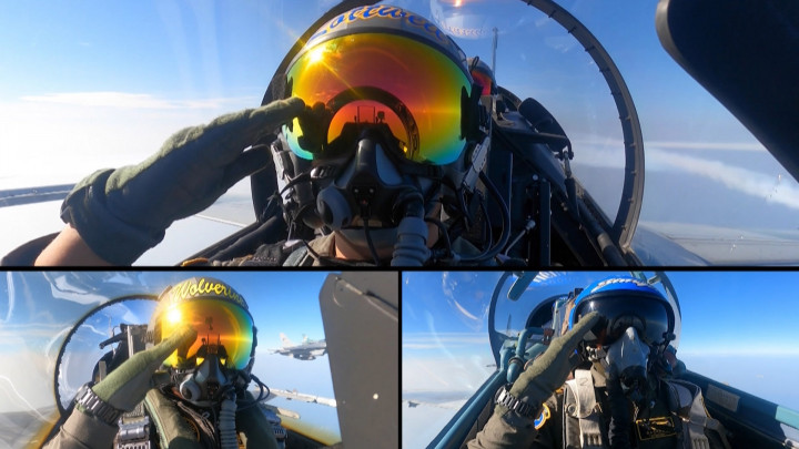 Menghiasi Langit Ibu Kota, Atraksi Fly Pass Pesawat Tempur di HUT ke-76 TNI