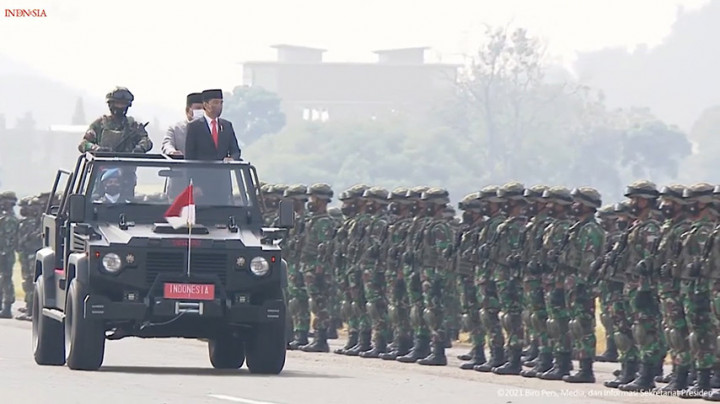 Jokowi Tetapkan 3.103 Prajurit Sebagai Komponen Cadangan