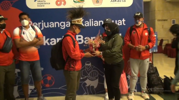 Tiba di Jakarta, 38 Atlet PON Langsung Jalani Karantina di Hotel