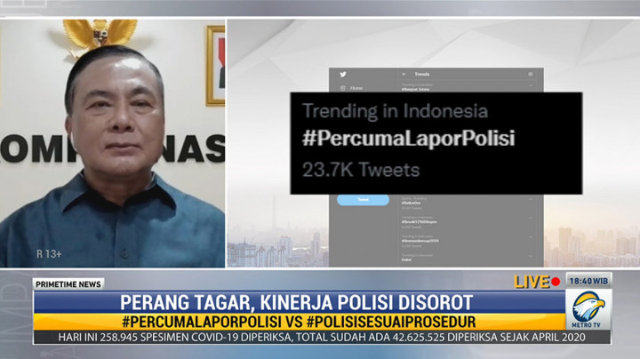 #PercumaLaporPolisi Kritikan Atau Sindiran, Ini Pandangan Kompolnas