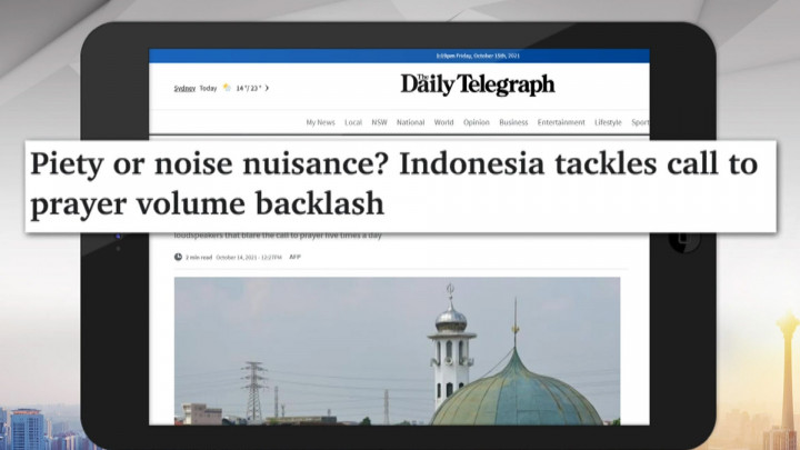 Media Asing Soroti Suara Azan di Jakarta