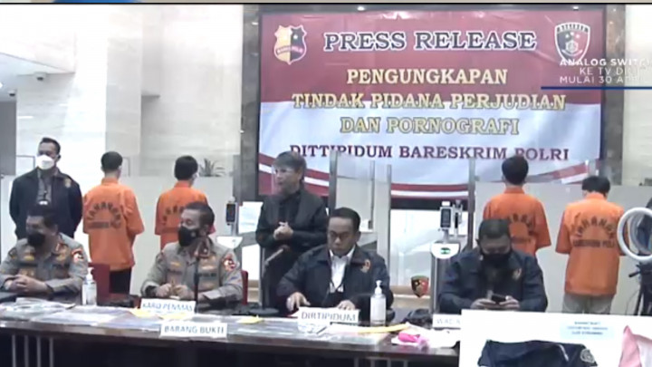 Polisi Selidiki Kasus Judi Online Bermuatan Pornografi