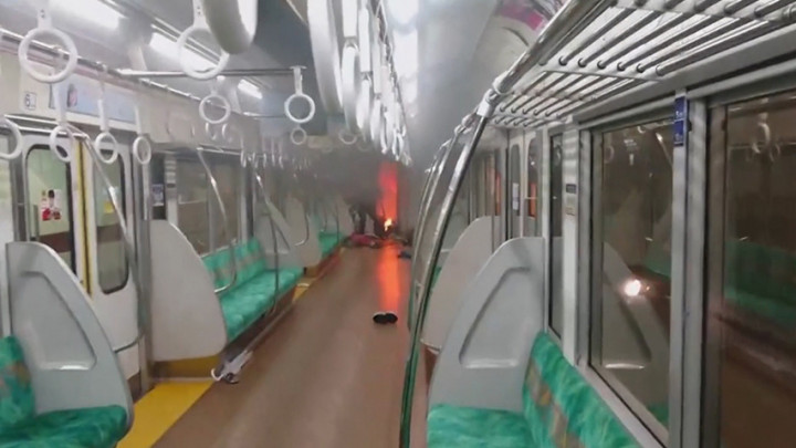 Video Amatir 'Joker' Serang Penumpang Kereta di Tokyo