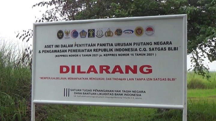 Satgas BLBI Sita Tanah Seluas 124 Hektare Milik Tommy Soeharto