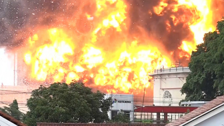 Polisi Periksa 5 Saksi Kebakaran Tangki Pertamina