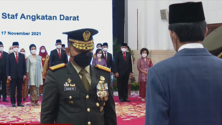 Letjen Dudung Abdurachman Dilantik Jadi KSAD Gantikan Andika Perkasa