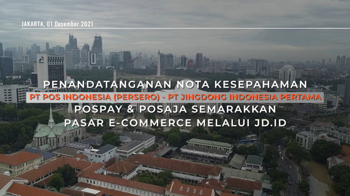 Semarakkan Pasar e-Commerce, Pos Indonesia Gandeng JD.ID