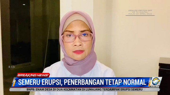 Kondisi Penerbangan Pasca Erupsi Gunung Semeru