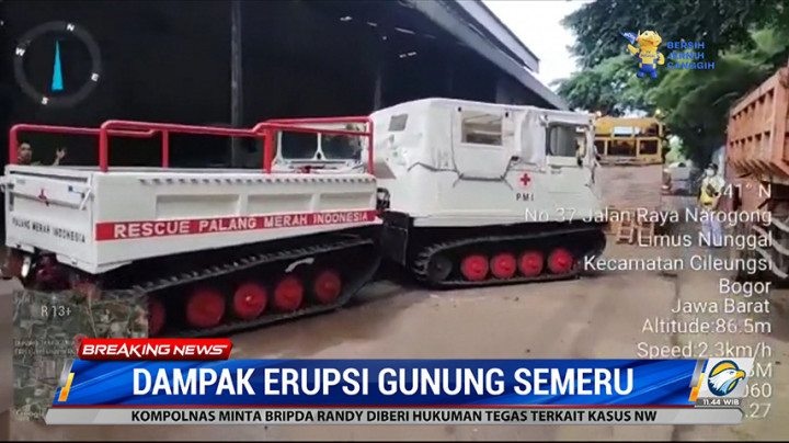 PMI Kerahkan 2 Unit Hagglund ke Lumajang