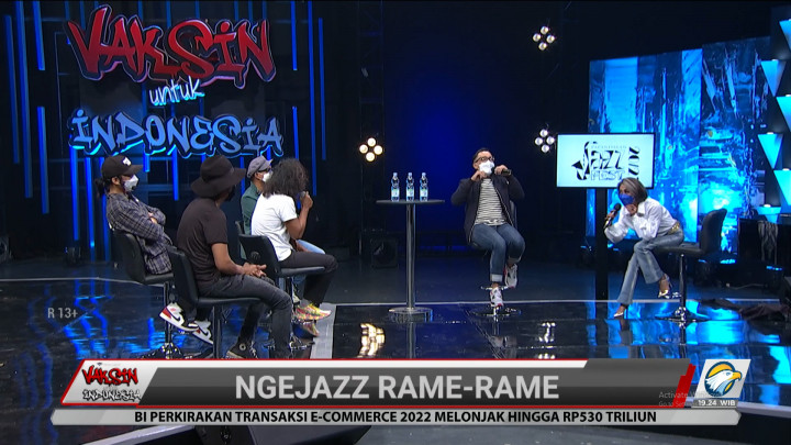 Vaksin Slank untuk Indonesia - Kemerduan Suara Kaka Slank dan Tri Utami Bersautan Alunan Musik Jazz