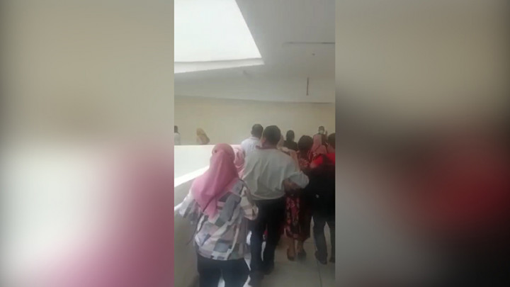 Gempa, Pasien di RSUD Bantaeng Berlarian Keluar Gedung