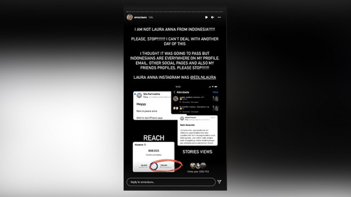 Jurnalis Asal Brasil Anna Laura Bingung Kebanjiran Ucapan Duka dari Netizen Indonesia