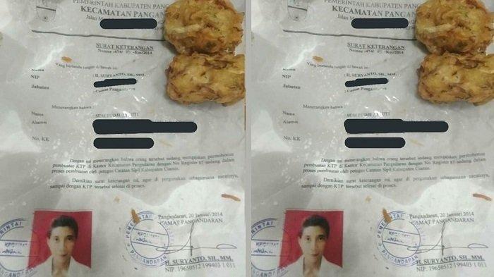 Viral! Dokumen Urus KTP Susi Pudjiastuti Jadi Bungkus Gorengan