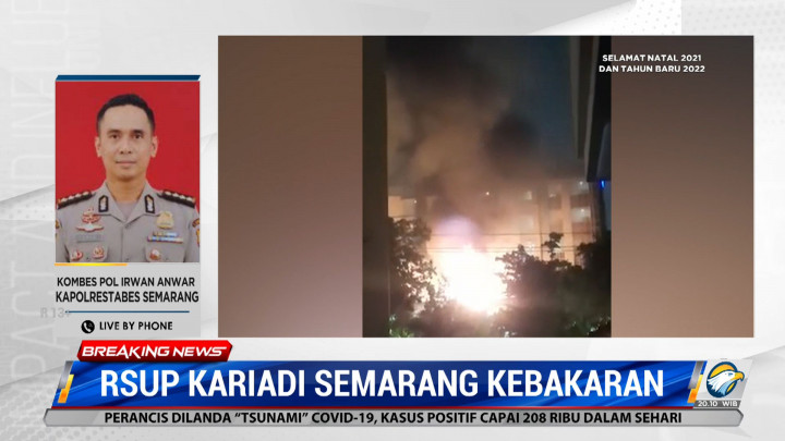 RSUP Kariadi Semarang Kebakaran, Belasan Unit Damkar Dikerahkan