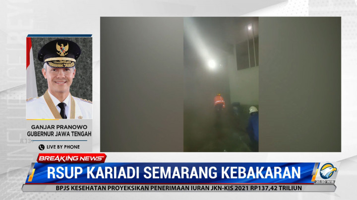 Diduga Konsleting Listrik Jadi Penyebab Kebakaran RSUP Dr Kariadi Semarang