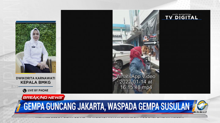 Gempa Banten Tidak Berpotensi Tsunami, BMKG Tetap Monitor Ketinggian Air Laut