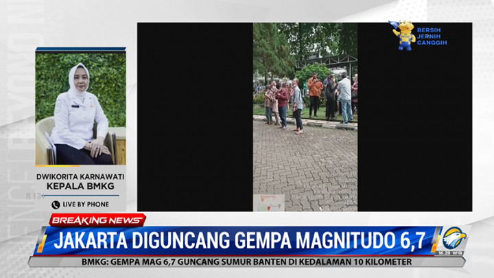 Gempa yang Mengguncang Banten Terasa hingga Lampung