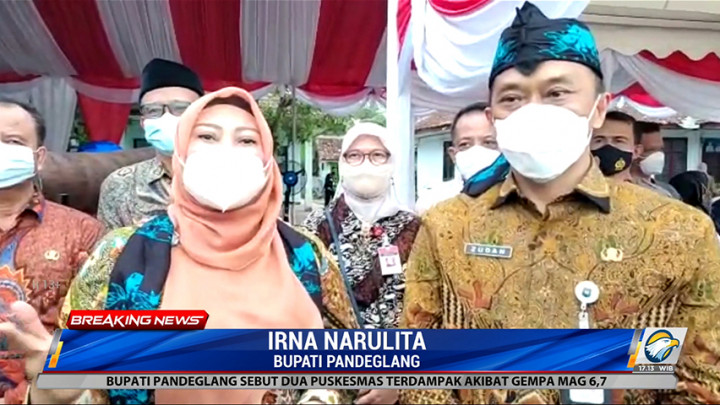 Cerita Bupati Pandeglang Tengah Menyambut Tamu saat Gempa Terjadi