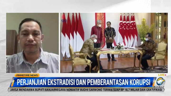Indonesia-Singapura Teken Perjanjian, Pelaku Kejahatan Tak Bisa Lagi Bersembunyi