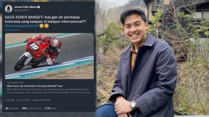 Usai Disentil Sean Gelael Gara-gara Cuitannya, Jerome Polin Minta Maaf