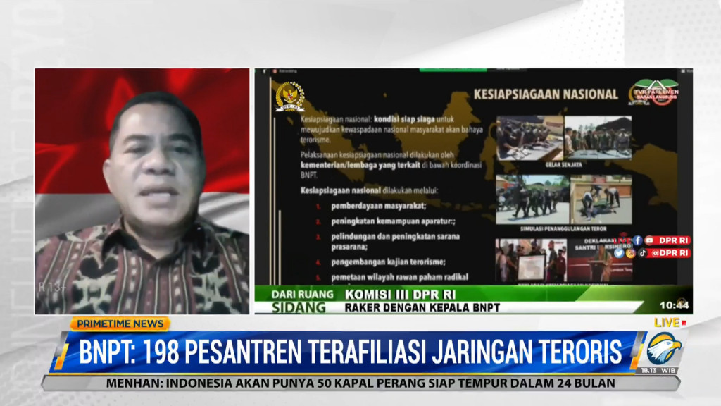 Dari Data Intelijen, BNPT Sebut 198 Pondok Pesantren Diduga Terafiliasi Jaringan Teroris