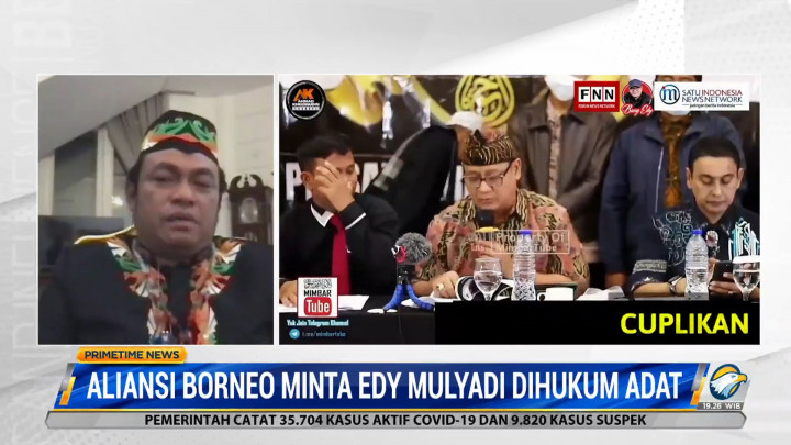 Tak Hanya Hukum Positif, Aliansi Borneo Minta Edy Mulyadi Dihukum Adat Dayak