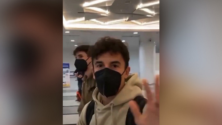 Detik-detik Kedatangan Marc Marquez di Lombok