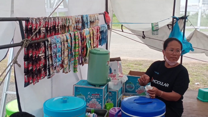 Omzet Pedagang di Sekitar Sirkuit Mandalika Naik