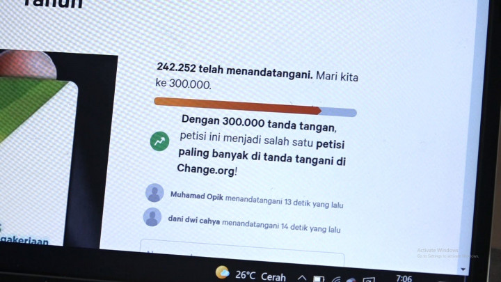 Tolak Dana JHT Cair Umur 56 Tahun, Ratusan Ribu Orang Tanda Tangani Petisi Online