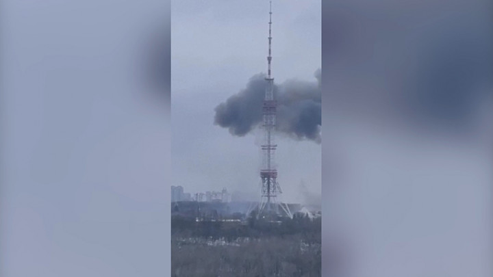 Rusia Serang Menara TV Kiev, 5 Warga Sipil Tewas