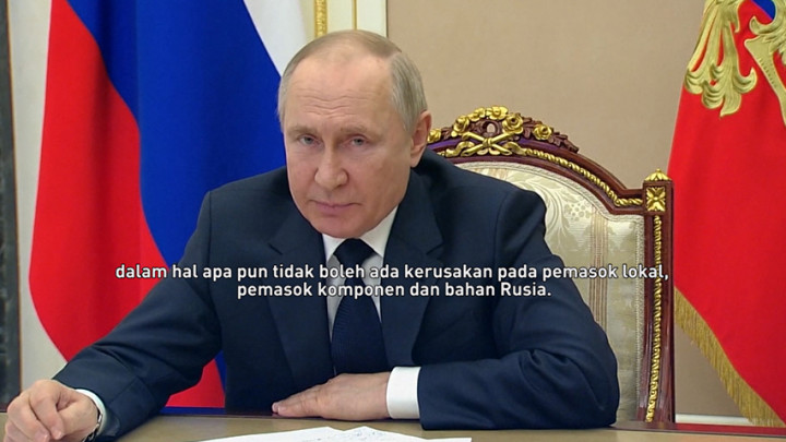 Tanggapan Putin Soal Sanksi dari Sejumlah Negara Terhadap Rusia